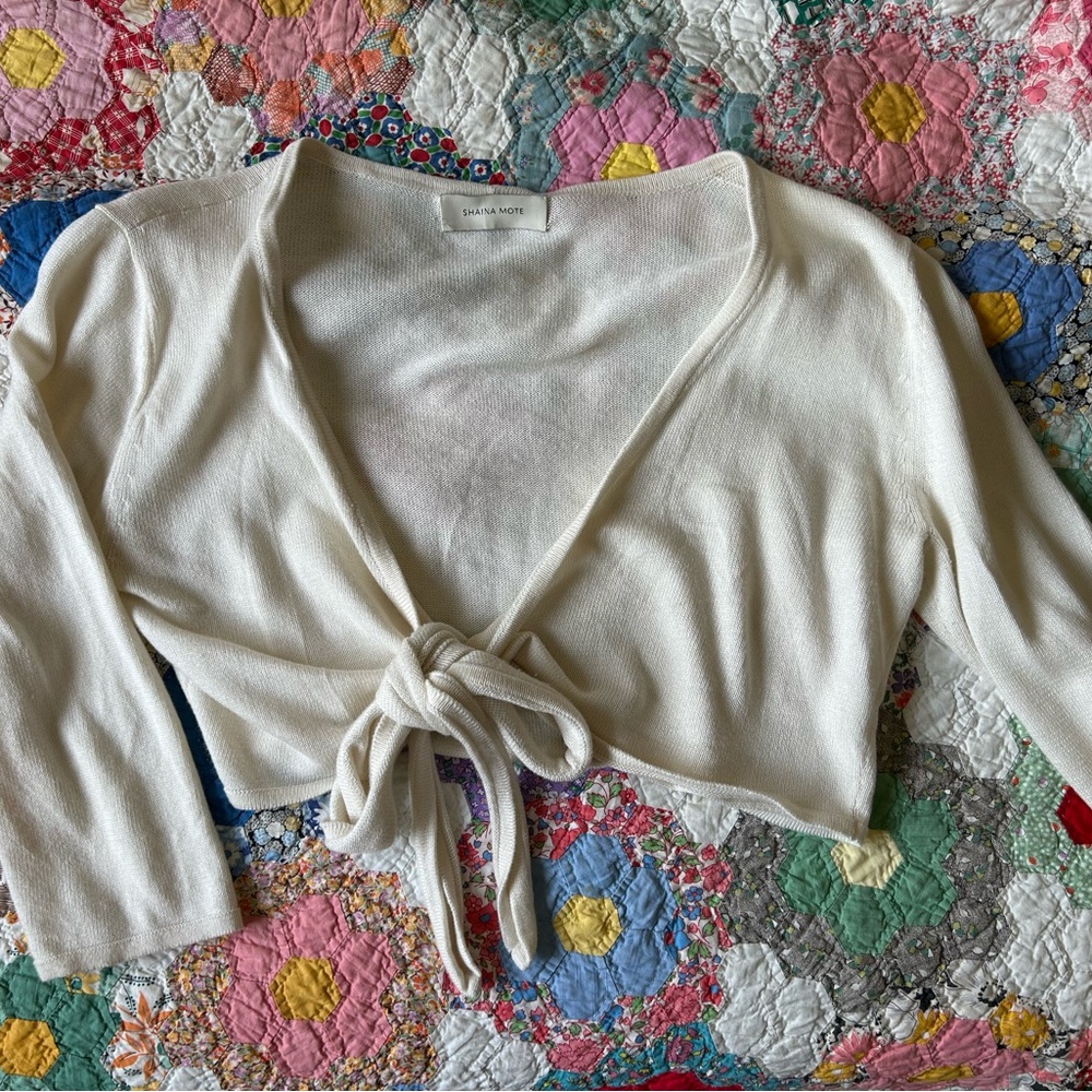 Shaina Mote wrap top